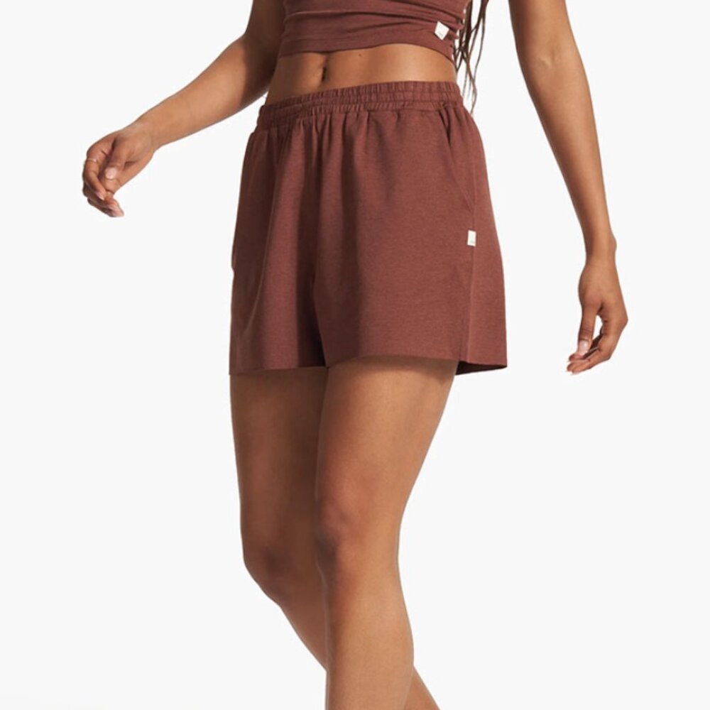Vuori Boyfriend Short - S Cedar Heather